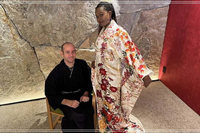 Luxury Kimono Photoshoot at Ginza Tokyo - A ceremonial kimono without the long fitting