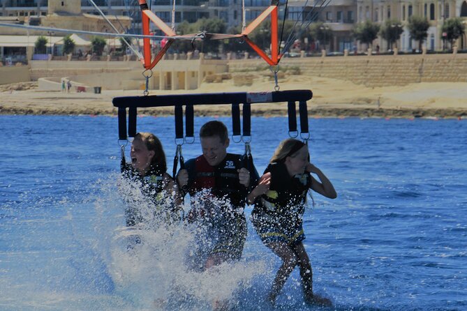 MALTA - Go & Fun Parasailing Free Photos & Videos - What the view feels like from 550 feet
