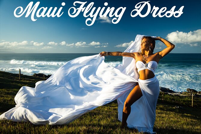 Maui Flying Dress Photoshoot Experience - The dresses are the main event