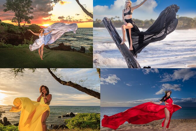 Maui Flying Dress Photoshoot Experience - What happens during the 90-minute session