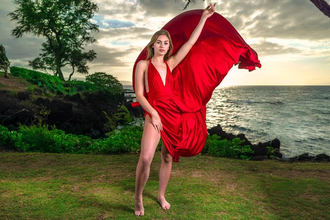 Maui Flying Dress Photoshoot Experience - The image package is a real part of the value