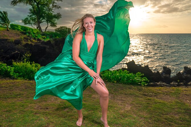 Maui Flying Dress Photoshoot Experience - The strongest part is confidence, not just scenery