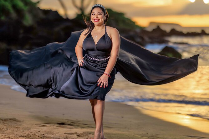 Maui Flying Dress Photoshoot Experience - Private photography means more direction