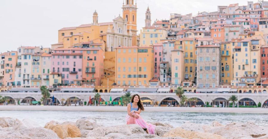 Menton: Private Photoshoot with a Professional Photographer - The Viewpoint and Sea Backdrop