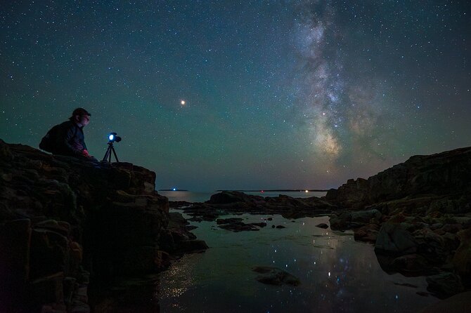 Milky Way Photography Workshop in Acadia National Park - Jordan Pond: reflections and careful composition