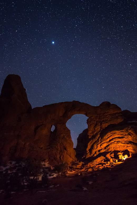 Moab: The Windows Astro-Photography and Stargazing Hike - Turret Arch and the geology of the route