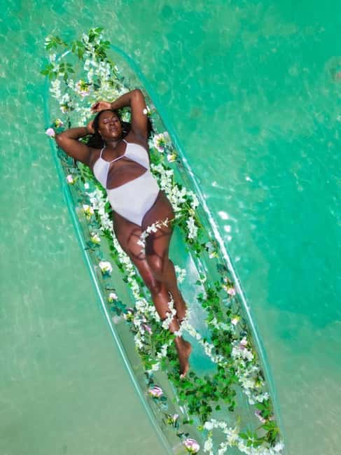 Montego Bay: Clear Kayak Drone Photoshoot Experience - Why the clear kayak makes this photo session different
