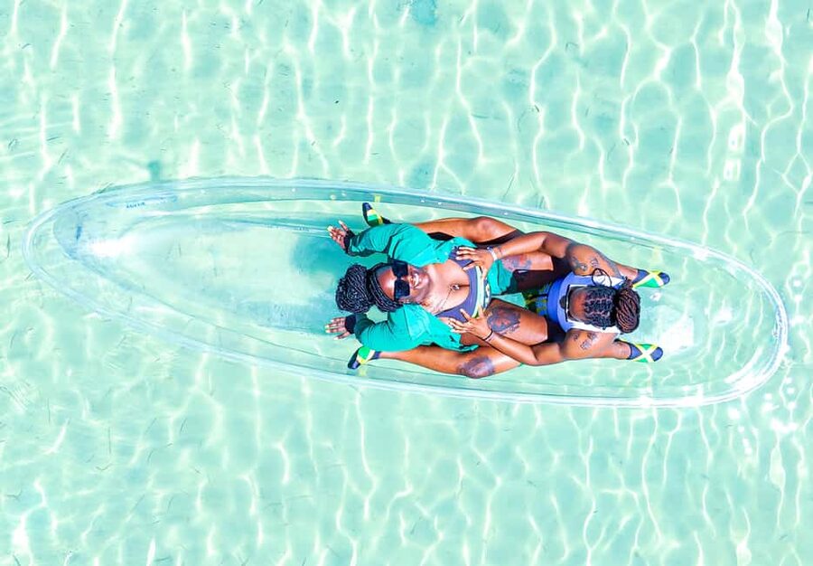 Montego Bay: Crystal Clear Kayak Drone singles Photo Shoot - What the drone adds to your vacation photos