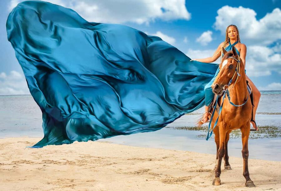Montego Bay: Flying Dress Photoshoot in Montego Bay Jamaica - What this Montego Bay photoshoot is really selling