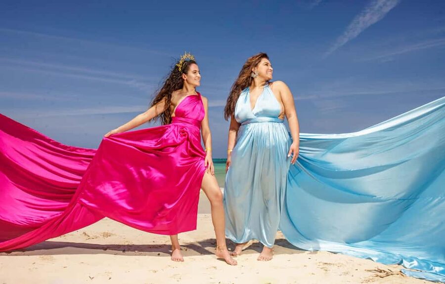 Montego Bay: Flying Dress Photoshoot in Montego Bay Jamaica - Choosing the dress, crown, and jewelry