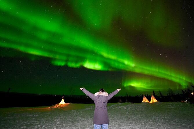 Mountaintop 360° Best Alaskan Cabin with Photography @Aurora Camp - Waiting for the Aurora near Murphy Dome