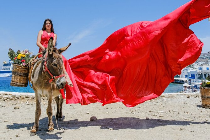 Mykonos: Flying Dress Photoshoot - What you actually receive for $288