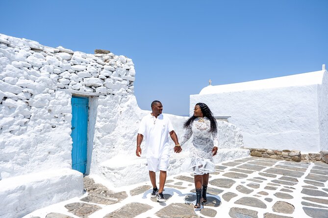 Mykonos Private Photoshoot - Walking through colorful Mykonos Town