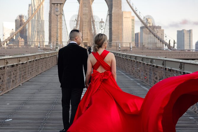 New York Flying-dress photoshoot with iconic NYC views - What the photographer does for you