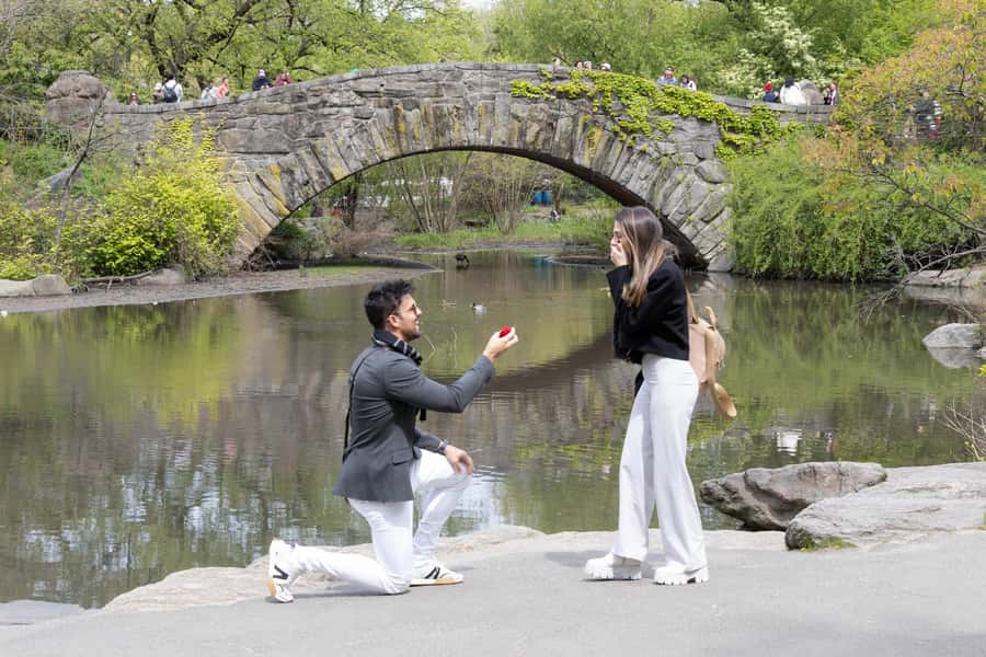 New York: Photoshoot in NYC Central Park 5th Ave - Central Park backdrops near the avenue