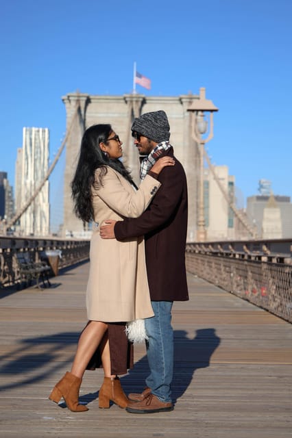 New York: Photoshoot in NYC DUMBO BROOKLYN BRIDGE - Central Park, Soho, and Times Square options