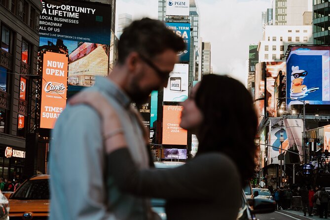 New York: Times Square Professional Photoshoot - Working the bright lights of Times Square