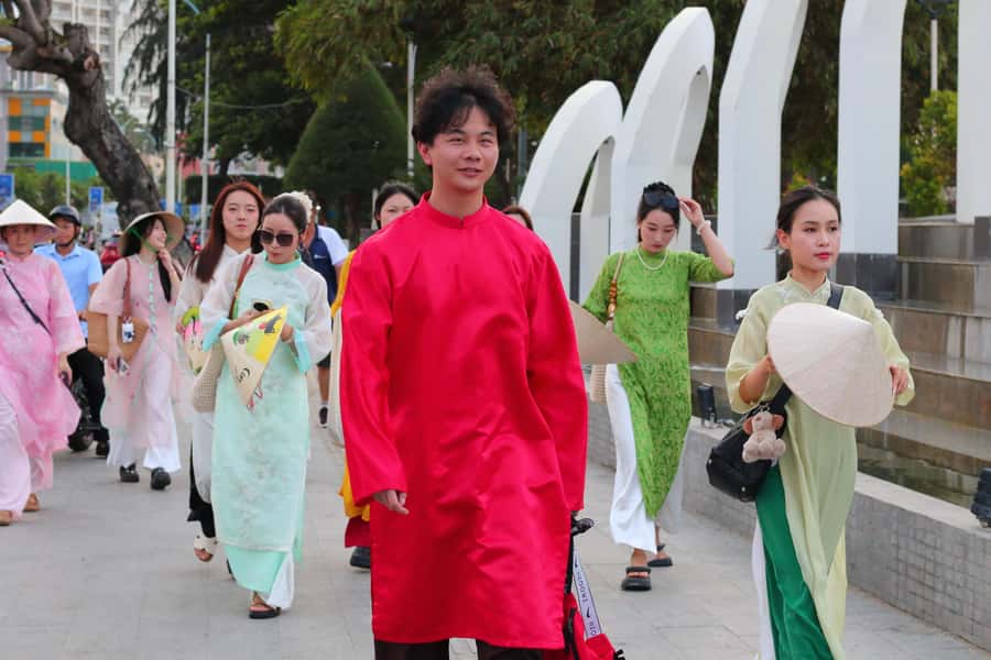 Nha Trang: Ao Dai Photoshoot with Cyclo Ride - The Stone Church, Nha Trang’s old stone landmark