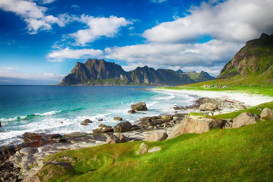 North Lofoten Top Highlights Photo Tour (Haukland) - Haukland Beach opens with Lofoten’s best-known view