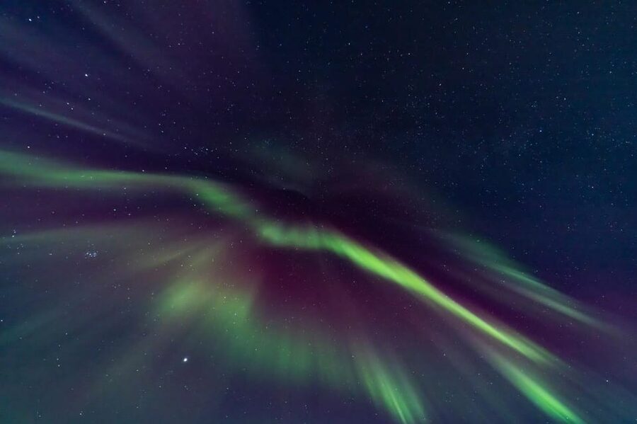 Northern Lights in Mini Bus, Photos, Hot Cocoa and Pastries - Taking photographs beneath the Northern Lights