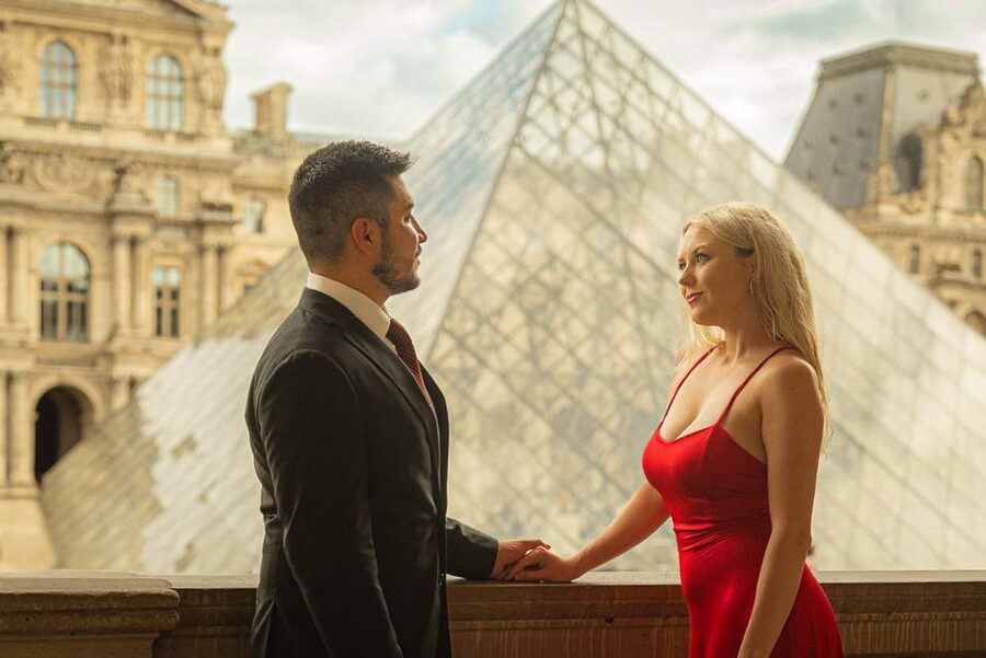 Paris: Eiffel Tower & Louvre Photoshoot (High End Edits) - Starting near Bir-Hakeim or the City of Architecture and Heritage