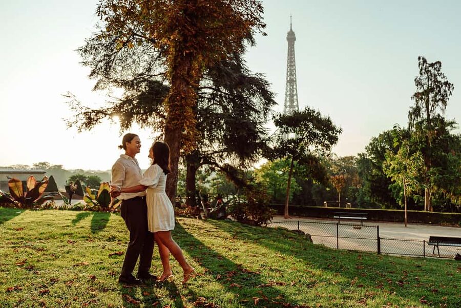 Paris: Eiffel Tower Street Photoshoot - Value at $51 for two people