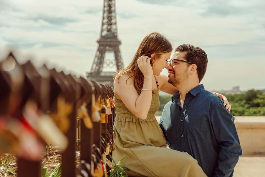 Paris: Eiffel Tower Street Photoshoot - Meeting Renato at Chaillot National Theater