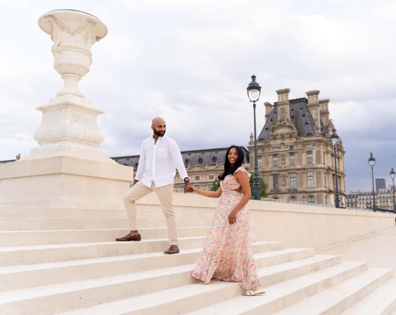 Paris: Louvre photoshoot or Seine bridges Eiffel Tower walk - Choosing between the Louvre, Notre Dame, and Seine route