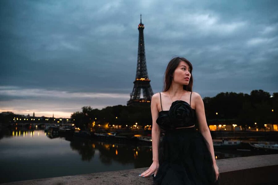 Paris: Private Photoshoot Near Eiffel Tower 55 Photos - Along the Seine and beside French architecture