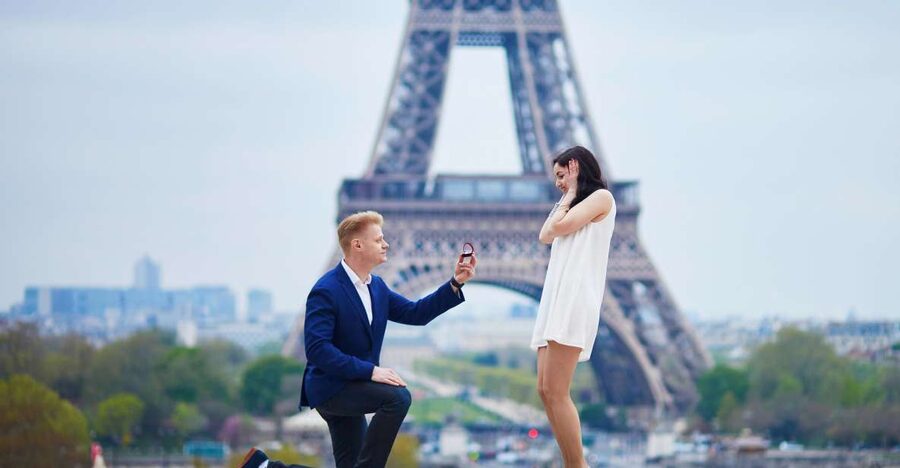 Paris: Romantic Photoshoot for Couples - The Eiffel Tower as your main backdrop
