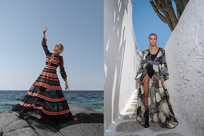 Photography Session in Mykonos - How Joanna and the team handle posing