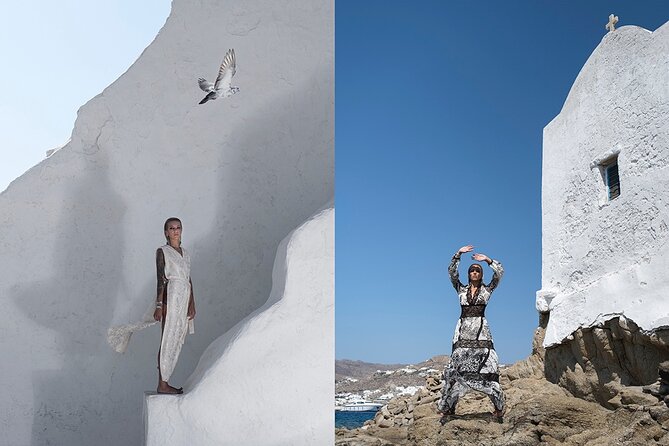 Photography Session in Mykonos - Morning light, clothing, and practical comfort
