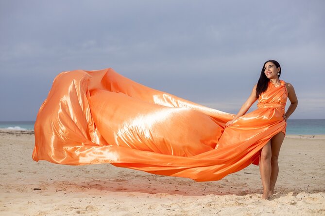 Photography with Flying Dresses in Punta Cana and more… - Changing at the Beauty Studio Before the Beach