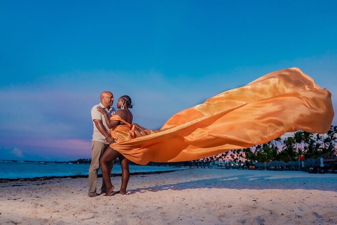 Photography with Flying Dresses in Punta Cana and more… - The Beach Session: Movement, Sand, and Palm Trees
