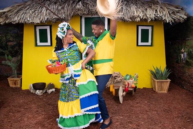 Photoshoot Activity with Traditional Curacao Attire - The shop’s local sweets, juices, and handmade goods