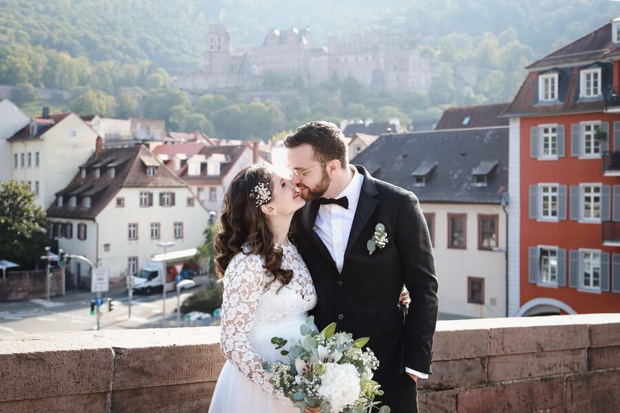 Photoshoot in beautiful Heidelberg - Heidelberg Old Town, from posed portraits to walking pictures
