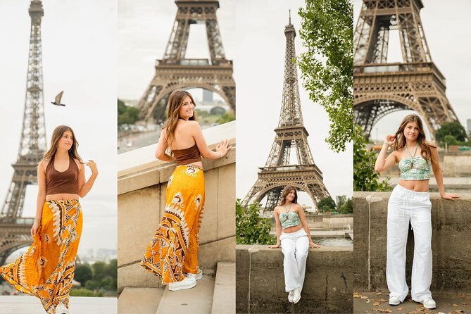 Photoshoot in Paris - Eiffel Tower - Posing help for people who dislike photographs