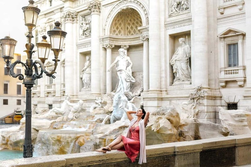 Photoshoot in Rome for couples - Spanish Steps: a softer setting for couples