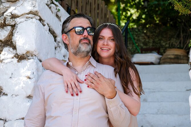 Photoshoot Love Story in Athens - Historic Streets, Doors, and White Steps