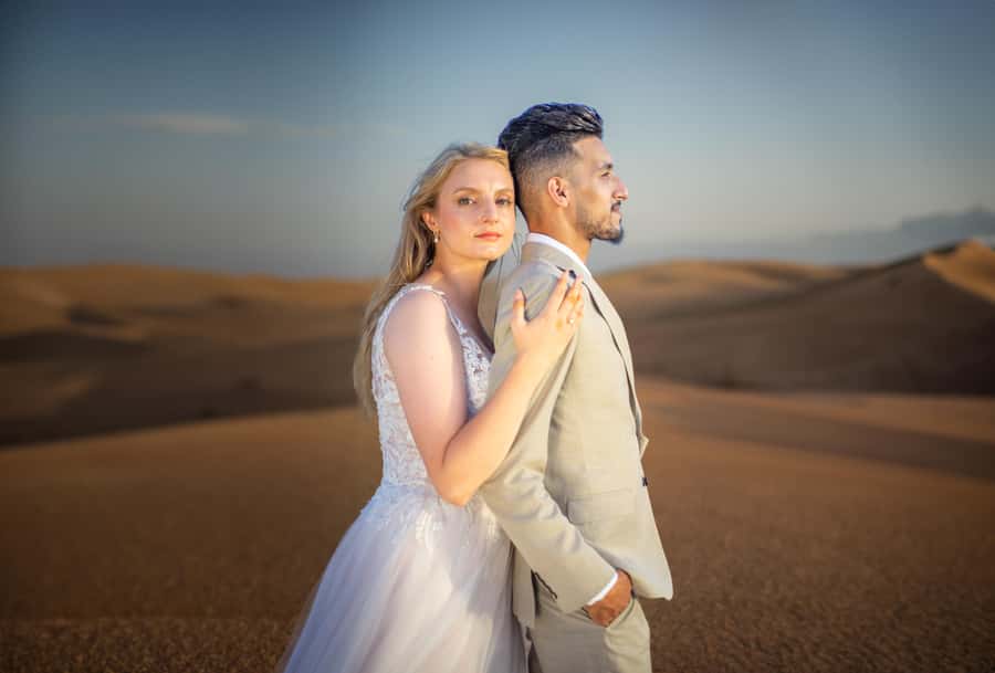 Photoshoot with Moroccan Traditional outfit in Agafay Desert - Makeup, music, and help with posing
