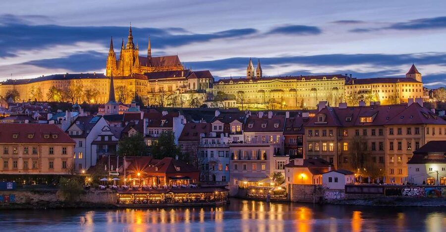 Prague: Evening Photography Tour by Car - Strahov Monastery provides a higher city view