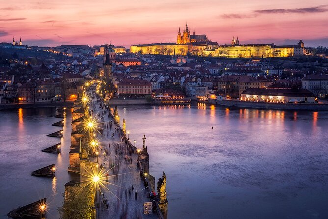 Prague Photo Tours - Letna Park and the bridges after dark
