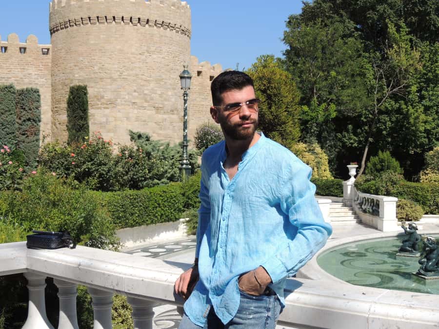 Private Baku Old City Photoshoot - First frames around Icherisheher