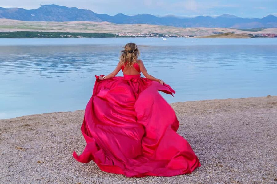 Private Flying Dress Photo Session in Split, Croatia - How the 30 minutes are used