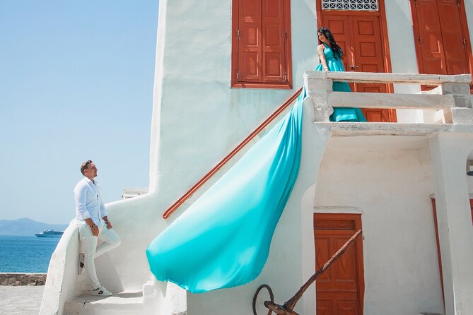 Private Flying Dress Photoshoot in Mikonos - Is $302.34 per person good value?