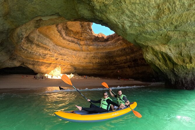 Private Kayak Experience In Benagil Cave with 4K Photos - Paddling the cliffs toward Benagil