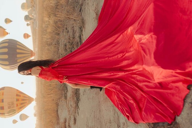 Private Photo Shoot in Cappadocia with Transportation - The dress and setting shape the final photographs