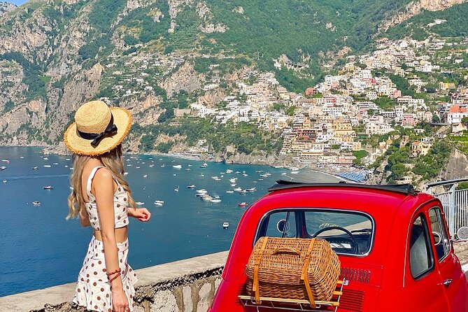 Private Photo Tour on the Amalfi Coast with Fiat 500 - Praiano: quieter views across the Gulf of Salerno