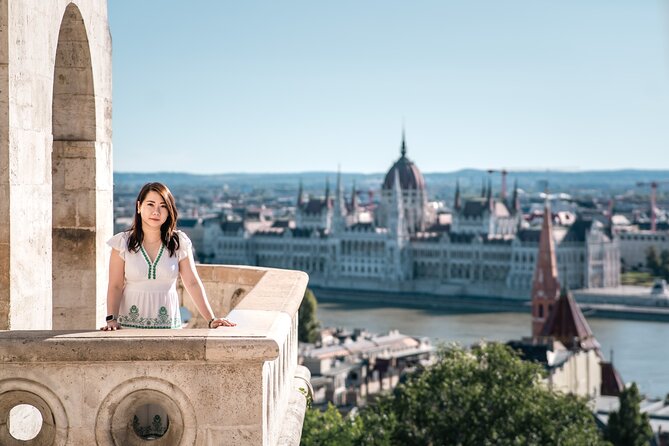 Private photography photo session at Fisherman Bastion - The route from Fisherman’s Bastion to the Chain Bridge