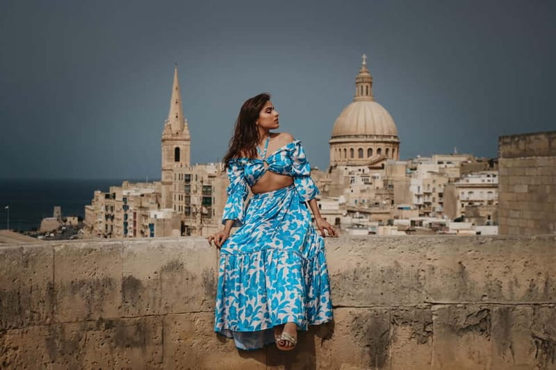 Private Photoshoot in Malta's Most Iconic Spots - Valletta, Mdina, Birgu, or the coast